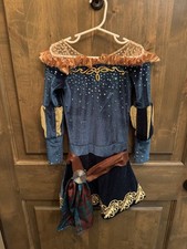 Figure Skating Dress- Teal. Child Size 8/10. Custom Made.