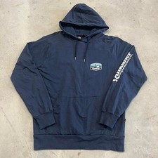 Quiksilver Navy Blue Graphic Pullover Hoodie