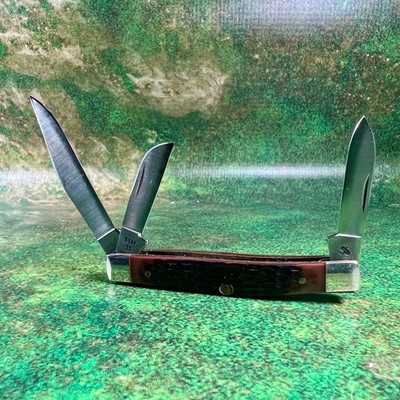 1986 Case XX Model 6344 Medium Stockman w/ Jigged Delrin Scales | eBay