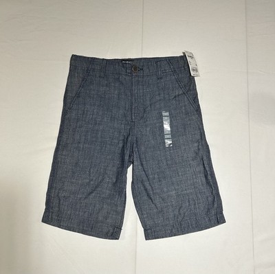 OshKosh B'gosh Boys 10 Blue Cotton Bermuda Shorts Classic Preppy