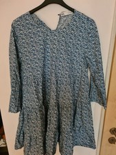 "ZARA" Tunika, Minikleid,  Baumwolle, Gr. XL,  , A-A 53cm, L 83 cm, Stufenkleid