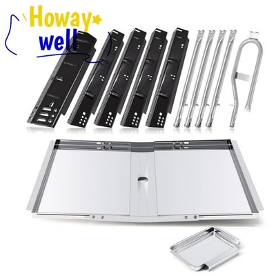 Grill Replacement Parts for Dyna-Glo 5 Burner Models Drip Pan,Burners,Heat Tents