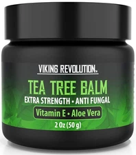 Viking Revolution Tea Tree Oil Cream 2oz - Athletes Foot, Eczema Relief