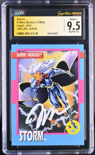 X-Men Series I Storm #14 CGC 9.5 SIGNATURE SERIES signed JIM LEE AUTO 10