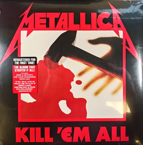 Metallica Kill Em All  LP Album vinyl record remastered reissue 2024 on Blackend