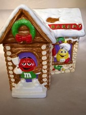 M&M Christmas Village Cookie Jar