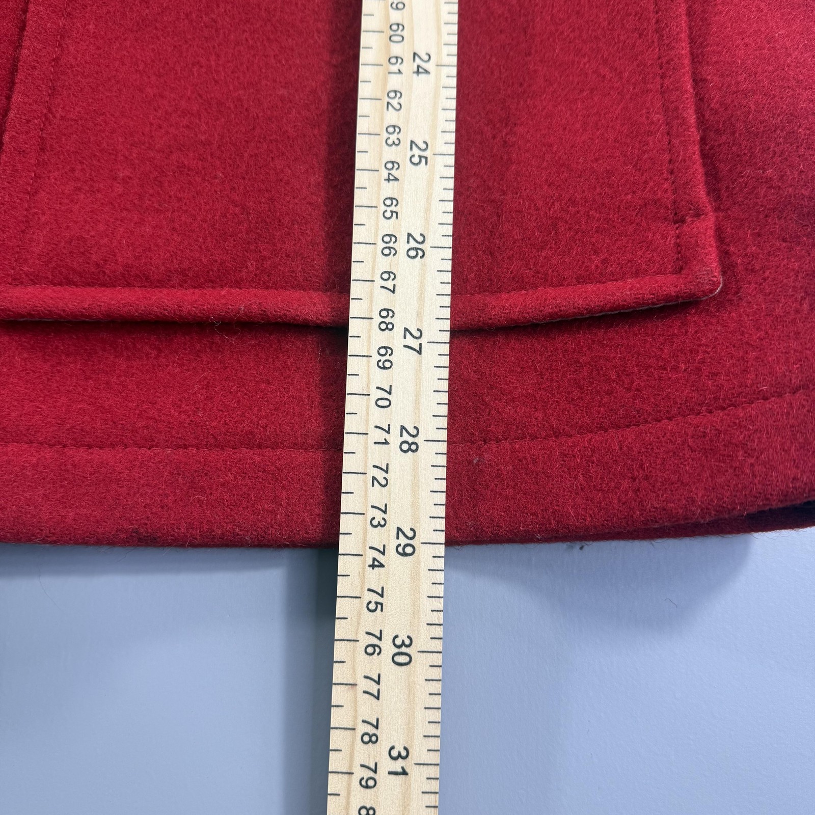 Pendleton Wool Jacket Mens Medium Red Mackinaw Cr… - image 5