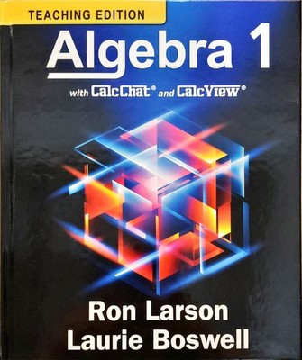 Algebra 1, w/CalcChat and CalcView, Teaching Edition, c.2022, 9781644329870,...