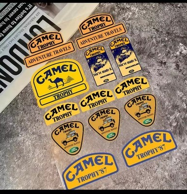Camel Trophy Stickerbogen | Aufkleber Motocross Rallye MX Auto Car Tuning Sport