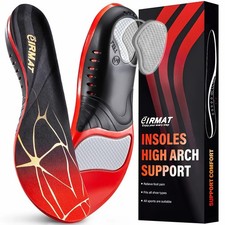 HIGH ARCH SUPPORT INSOLES Work Boot Men Women Flat Feet Pain Relief Shoe Inserts