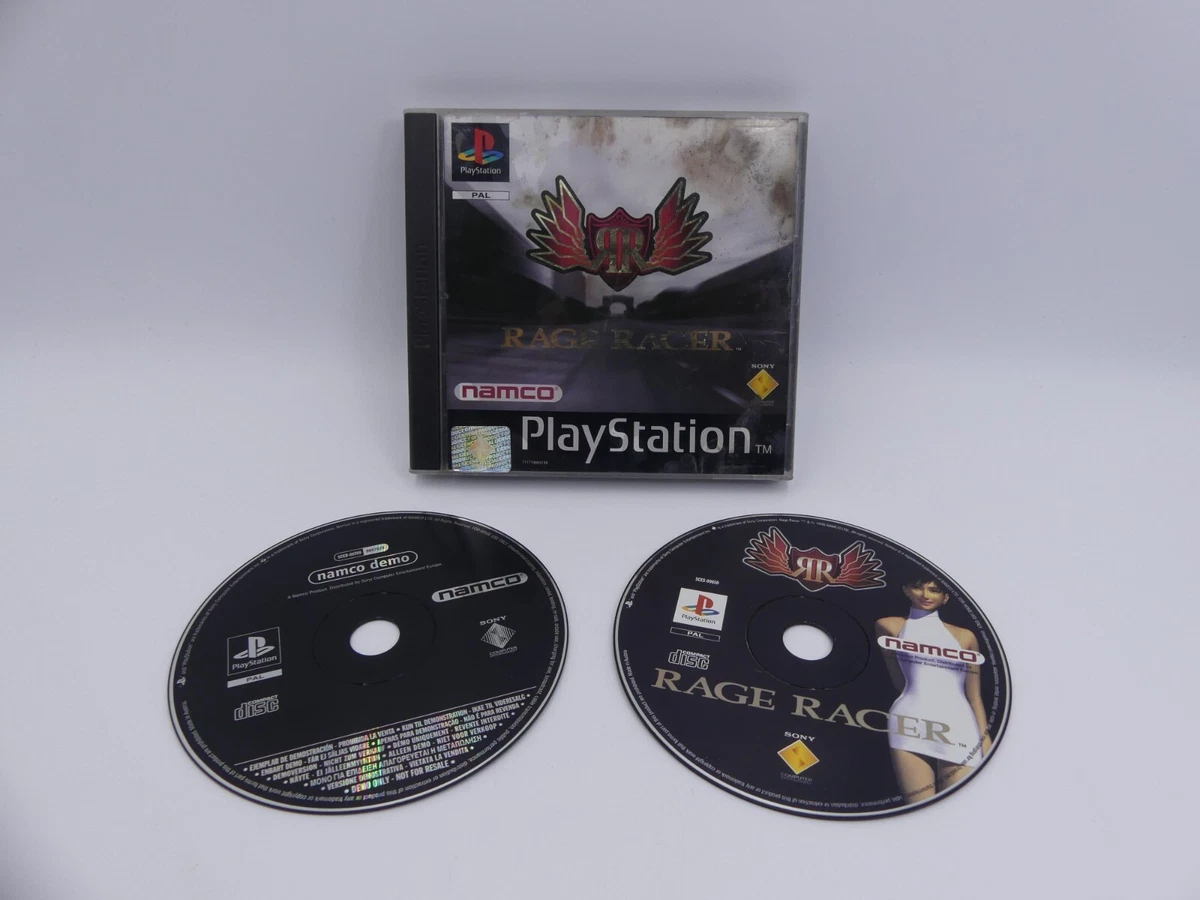 Rage Racer with Namco Demo CD PLAYSTATION 1 PS1 PSX PAL NO MANUAL