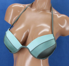 Shade  Shore Underwire Lined Halter Bikini Top Size 34B H6653