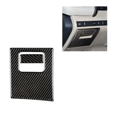 2Pcs Carbon Fiber Driver Side Storage Box Handle Cover Trim For Toyota Camry
