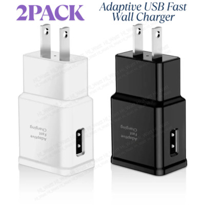 2X USB Fast Charger Block Wall Power Adapter Head For Samsung Google LG Android
