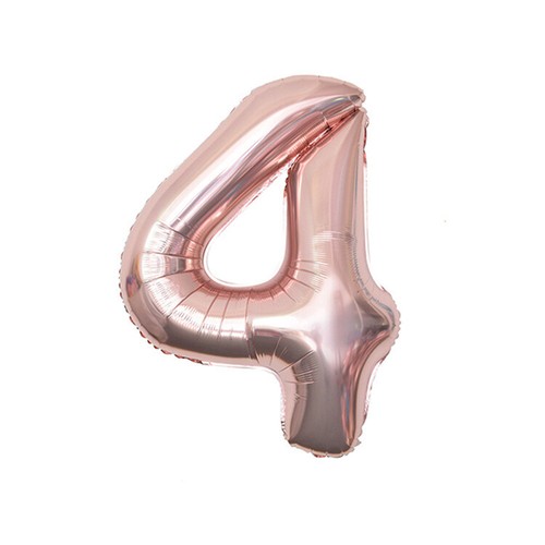 Number Balloons 32 & 40 inch Helium Air Large Foil Rose Gold Silver Gold - Picture 17 of 42