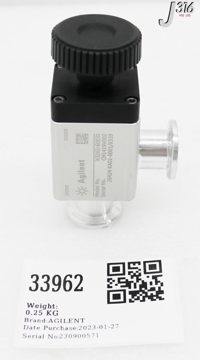 33962 AGILENT ALU BLK VLV, RIGHT ANGLE, SERIES 26, 26424-KA01-0001