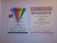 BACK STREET Scherenschnitte Cutting Paper Bright Beautiful ,Decorator Fashion