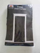 Halloween Fringe Door Curtain - Happy Halloween Decoration 3ft x 8ft"