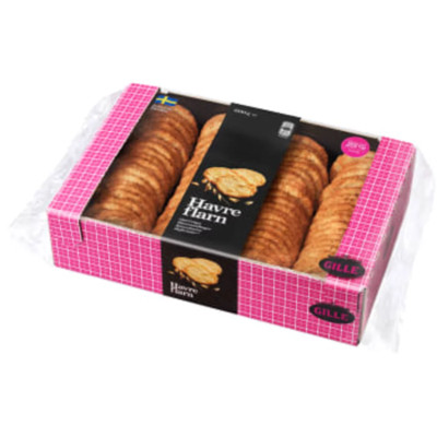 Gille Havreflarn Schwedisch Haferkekse Hafer Kekse Tee Kaffee Gebäck Candy 600 g