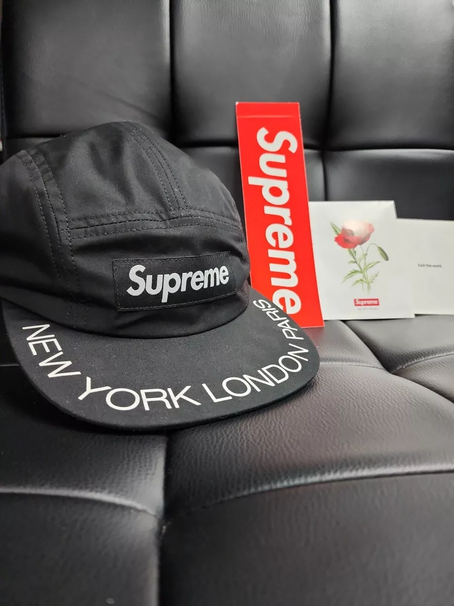 Supreme visor print 2025 camp cap