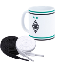 "Borussia MöNchengladbach Bmg Tasse \"Home\" 23/24 + 2 Paar Fan-SchnüRsenkel"