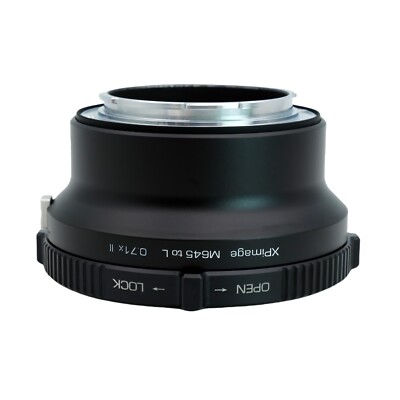 XPimage Lock Focal Reducer Speedbooster Adapter for Mamiya 645