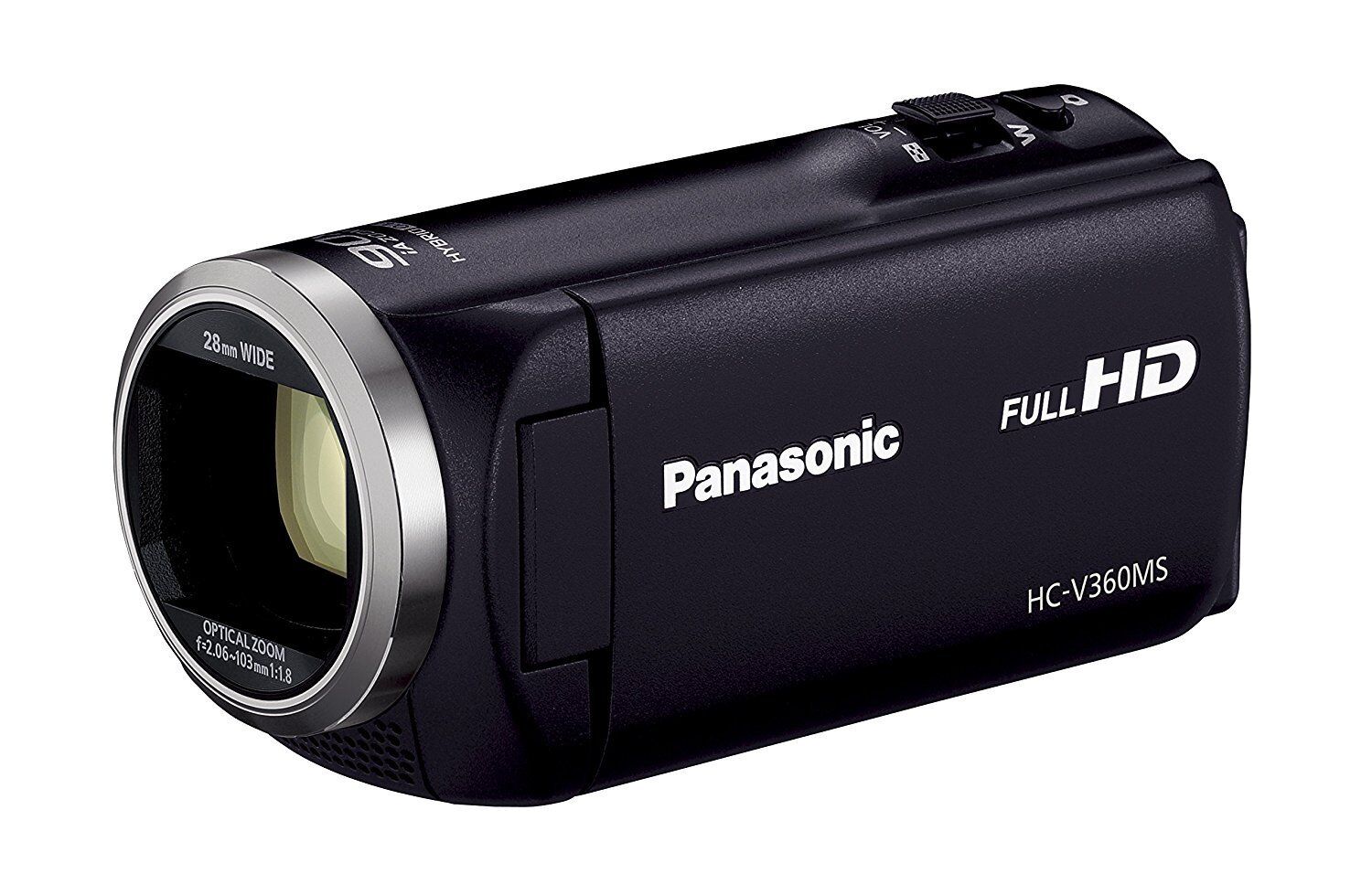 Panasonic HD Video Camera V360MS 16GB Black HC-V360MS-K New in Box