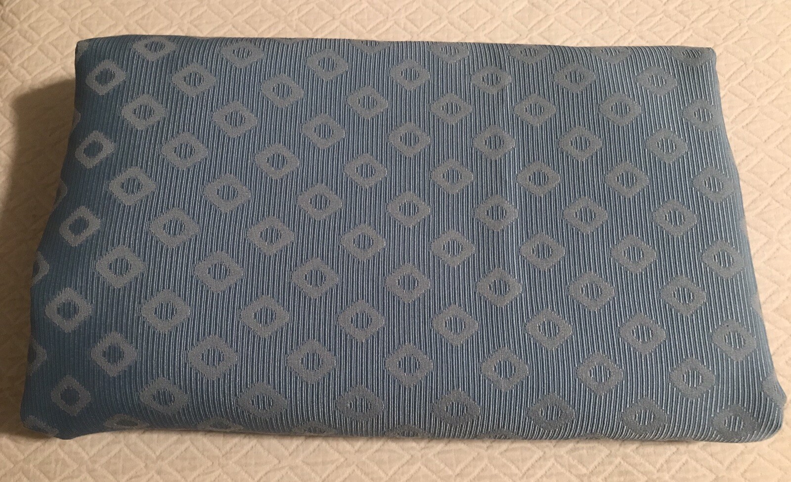 Vintage Blue Rib Cord Diamond Pattern Bedspread King Size EUC eBay