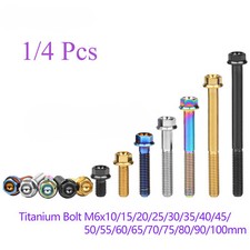 M6 Titanium Flange Bolt Hex Screw 10 15 2025 30 35 40 45 50 55 60 75 80 90 100mm