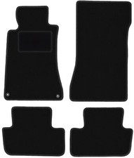 Schwarze Velours-Fu&szlig;matten f&uuml;r: Mercedes CLK W209 Coup&eacute; (1997-2009)