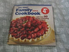 2005 Spiral Walmart Family Cookbook Strawberry Pie Cover MO TX AR KS IL OK