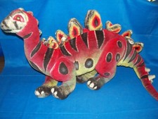 Melissa and Doug plush Stegosaurus dinosaur Large plates spikes red stripes 36"