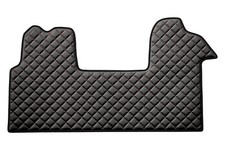 Schwarze Kunstledertapete Mit Roten Nähten Für Nissan NV400 Ab 01.2010