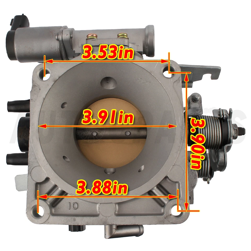 Cuerpo del acelerador para Nissan Xterra 2000-2002 Frontier 1998-2002 161183S500 Foto 2 de 4