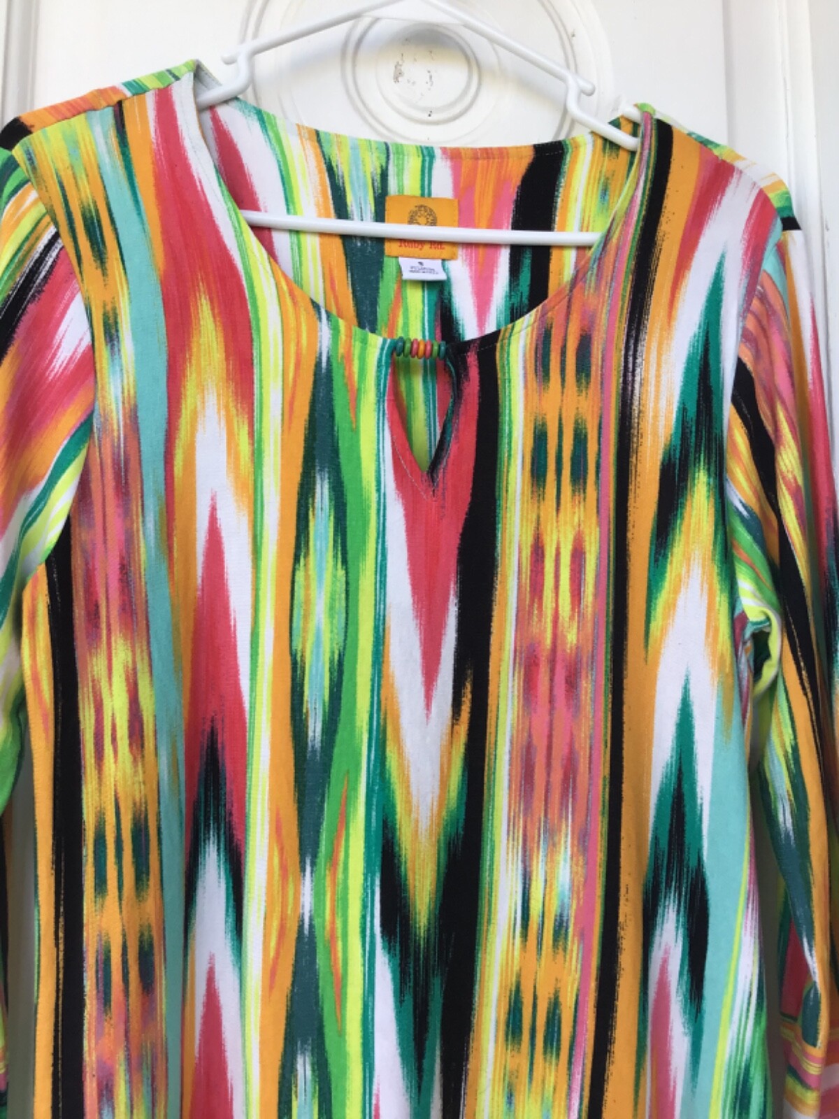 Ruby Rd. Striped Multicolor Small Tunic Scoop Nec… - image 6