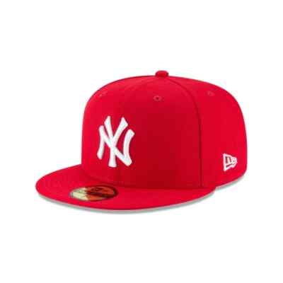 Authentic New Era MLB OnField 59Fifty Fitted Cap NY Yankees Red/White