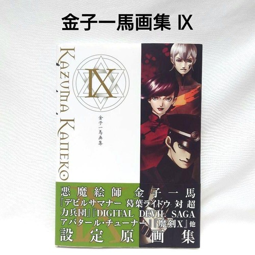 Livre Kazuma Kaneko Works IX – Artbook Shin Megami Tensei, Devil Summoner Raidou, Occasion
