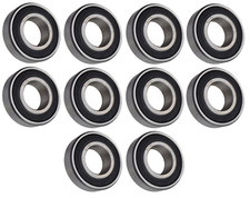  10 Each 6004-2RS, 6004LLU, 6004DDU Sealed Radial Ball Bearing 20X42X12 SpinCo