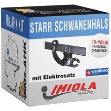 Anhängerkupplung starr für Mercedes CLA Coupe C117 mit 13pol spez.