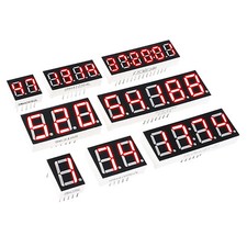 0.28/0.36/0.4/0.56/0.8" Red led Display 7 Segment Common Cathode/Anode 1-4 Bit