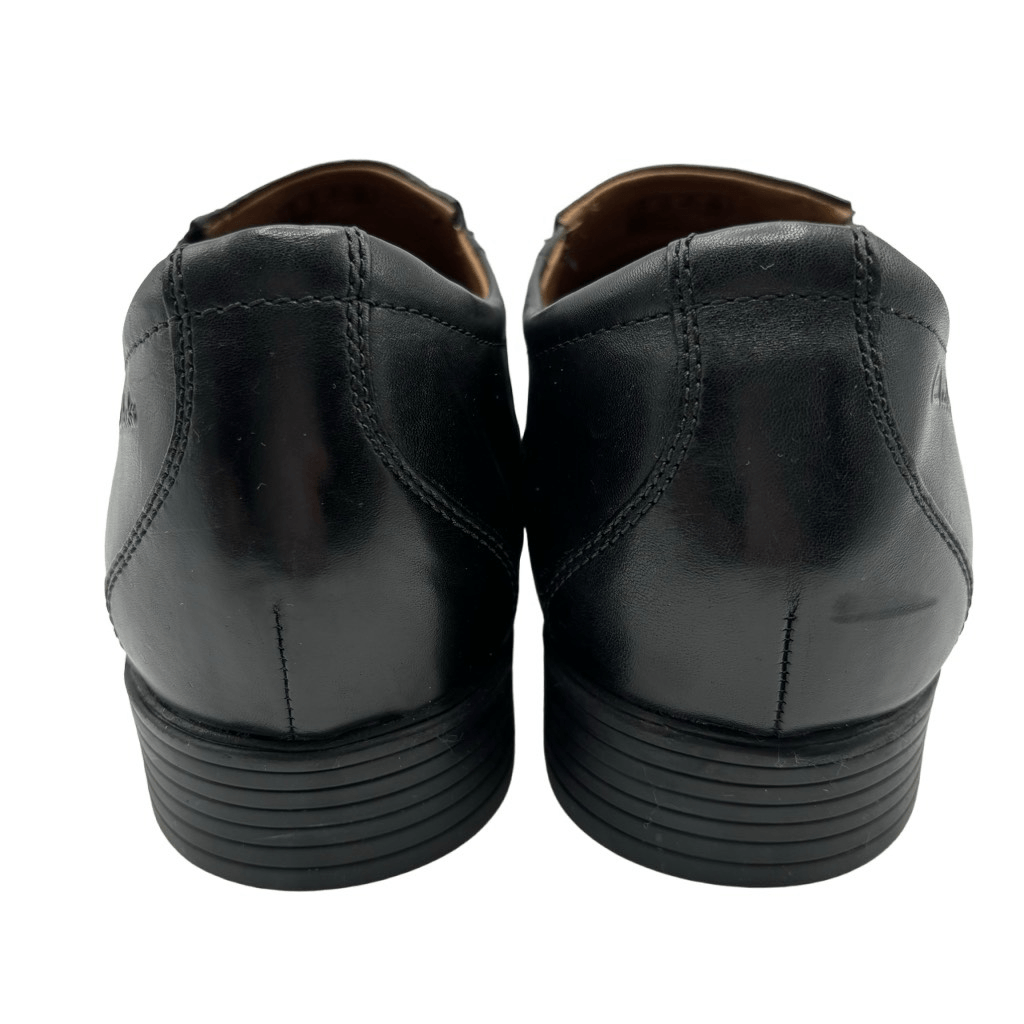 Clarks Whiddon Step Black Leather Loafer Men display picture 2