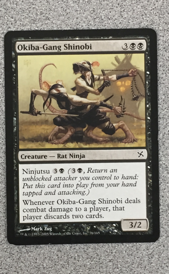 Carta Magic Okiba-gang Shinobi [betrayers Kamigawa] Mtg Rat | Cuotas Sin Interés