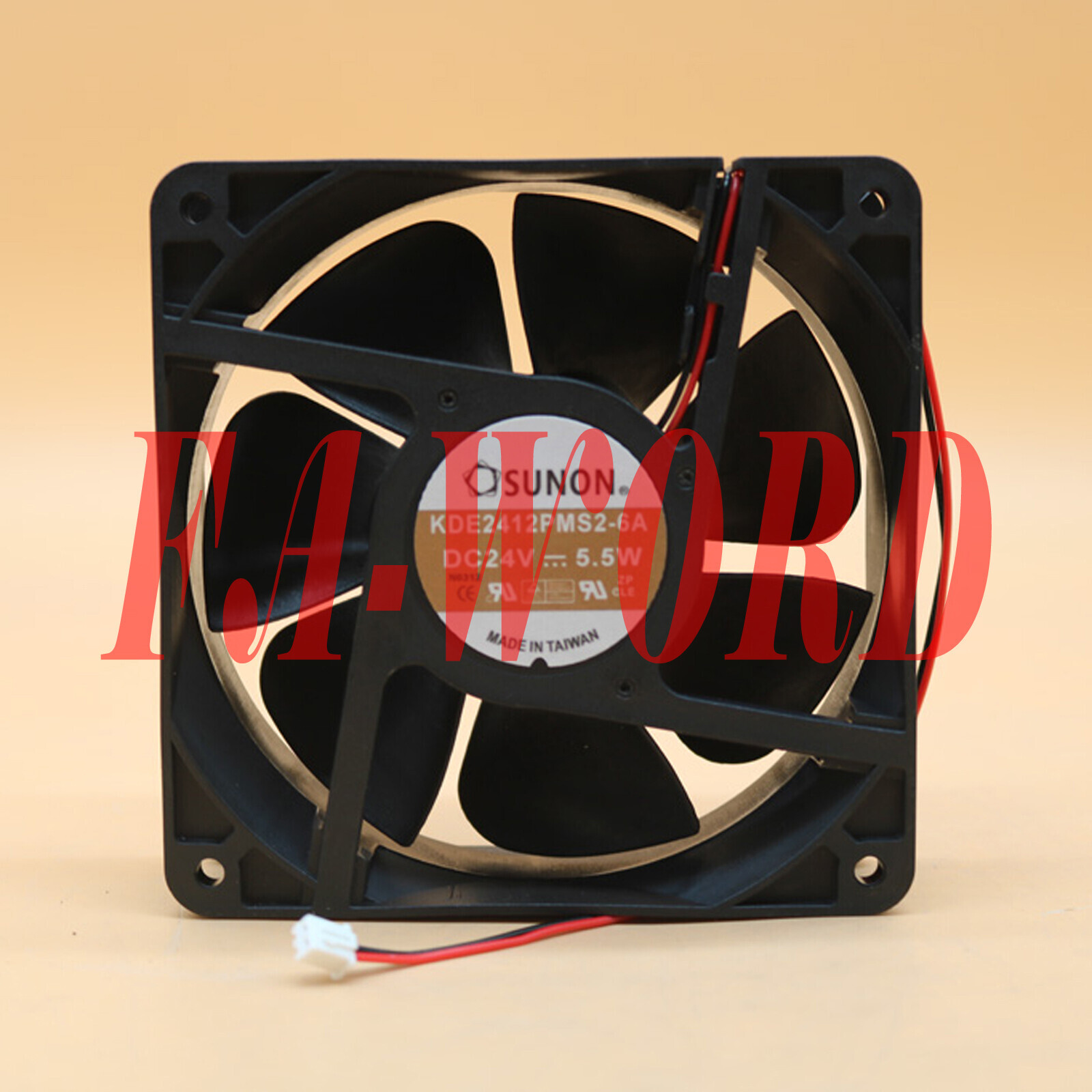 NEW FOR KDE2412PMS2-6A 12038 12CM DC24V 5.5W Inverter Cooling Fan #F22