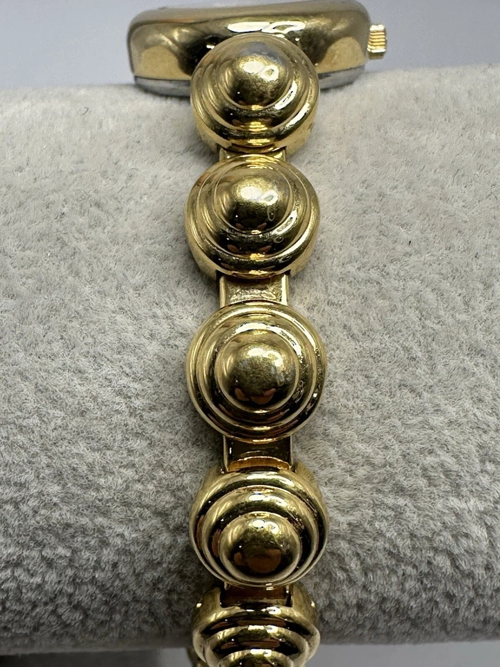 Oscar De La Renta 208-400 Ladies Watch New Battery 21MM 7.75" Gold Tone D85 - Image 4 of 4