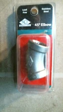  Smith Cooper S3014F 003CS 45° Stainless Steel Elbow,  FREE SHIPPING