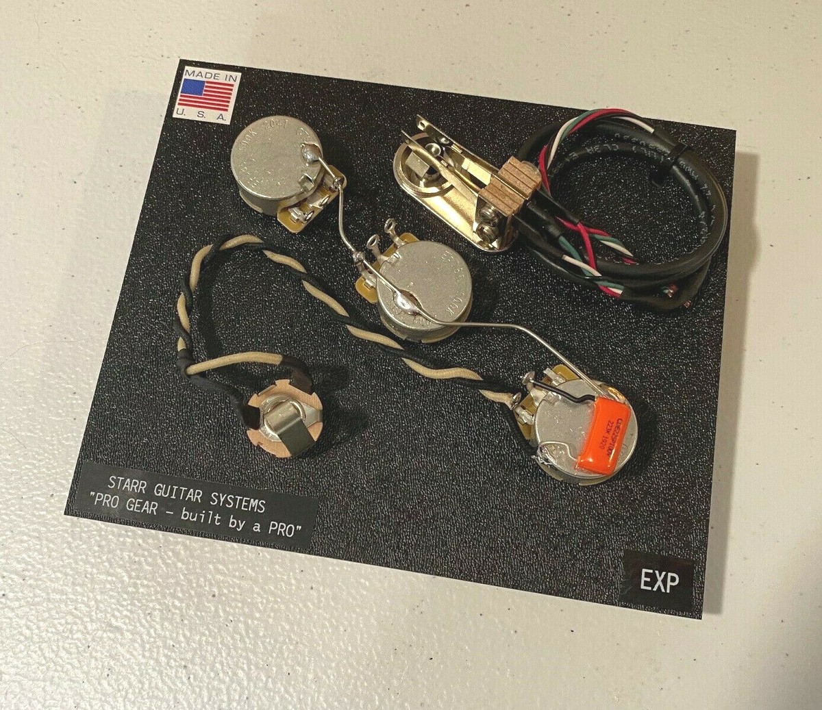 Gibson Explorer Wiring Harness Upgrade! CTS - Switchcraft - Orange