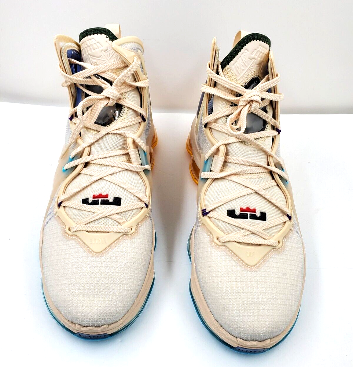 Nike Lebron 19 Shoes Pear White University Red DC9339-200 SZ  display picture 3