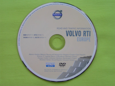 VOLVO RTI DVD NAVIGATION DEUTSCHLAND KROATIEN OSTEUROPA 2013 S80 V70 XC60 XC70