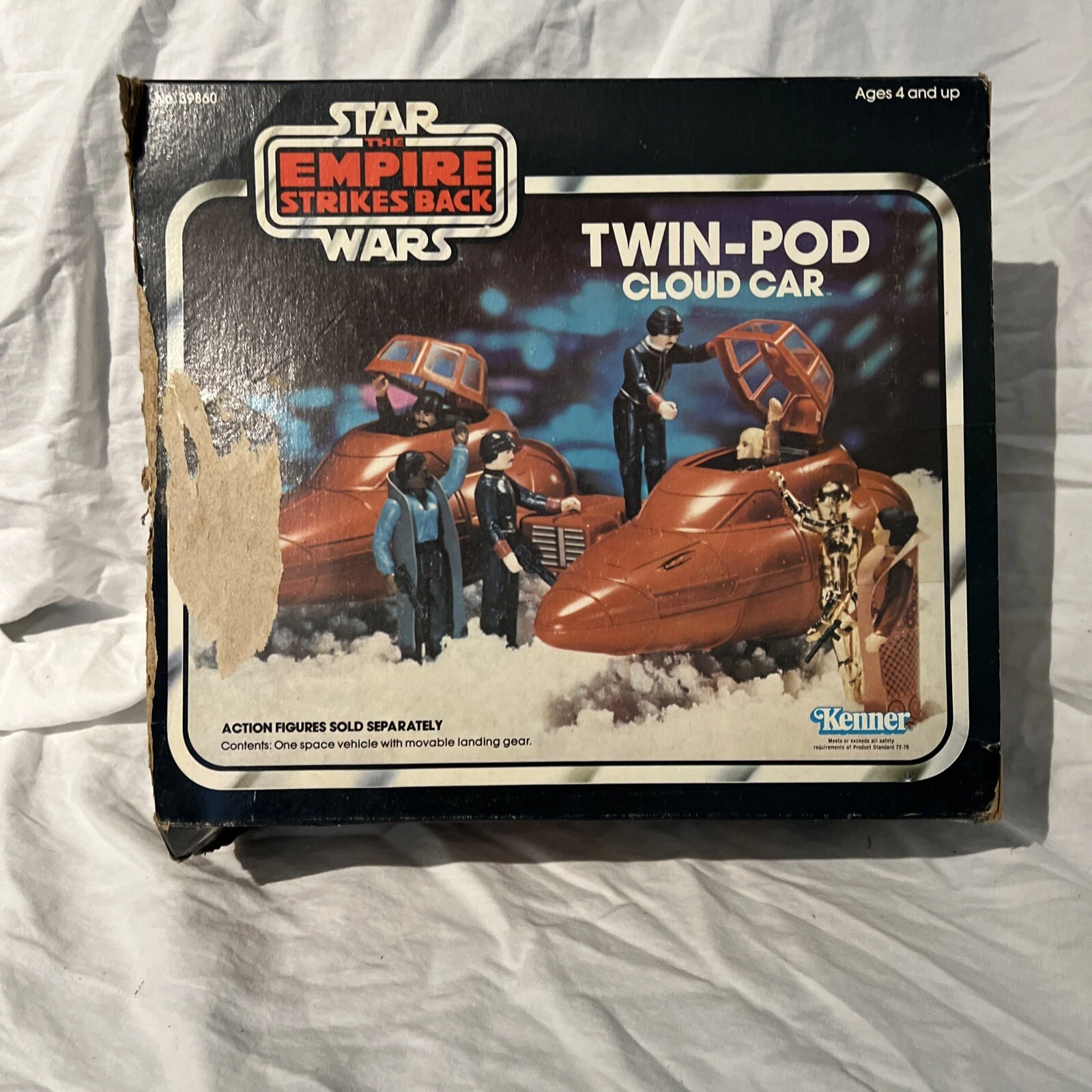  vintage star wars the empire strikes back twin-pod cloud car 