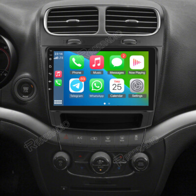 For Dodge Journey 2012-2020 Car Stereo Radio Android 15 Carplay GPS Navi Display